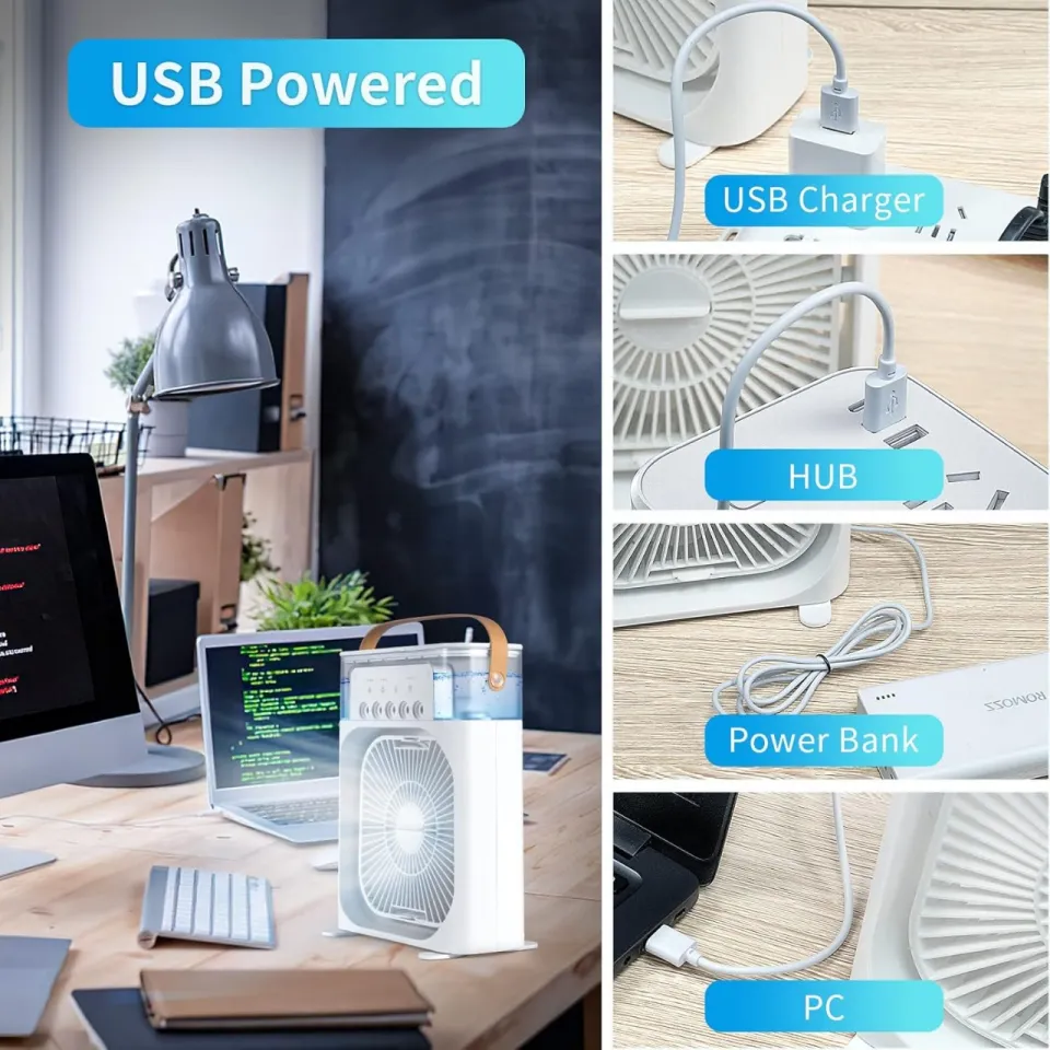 Imported 3-in-1 Ac Fan With Aroma & light